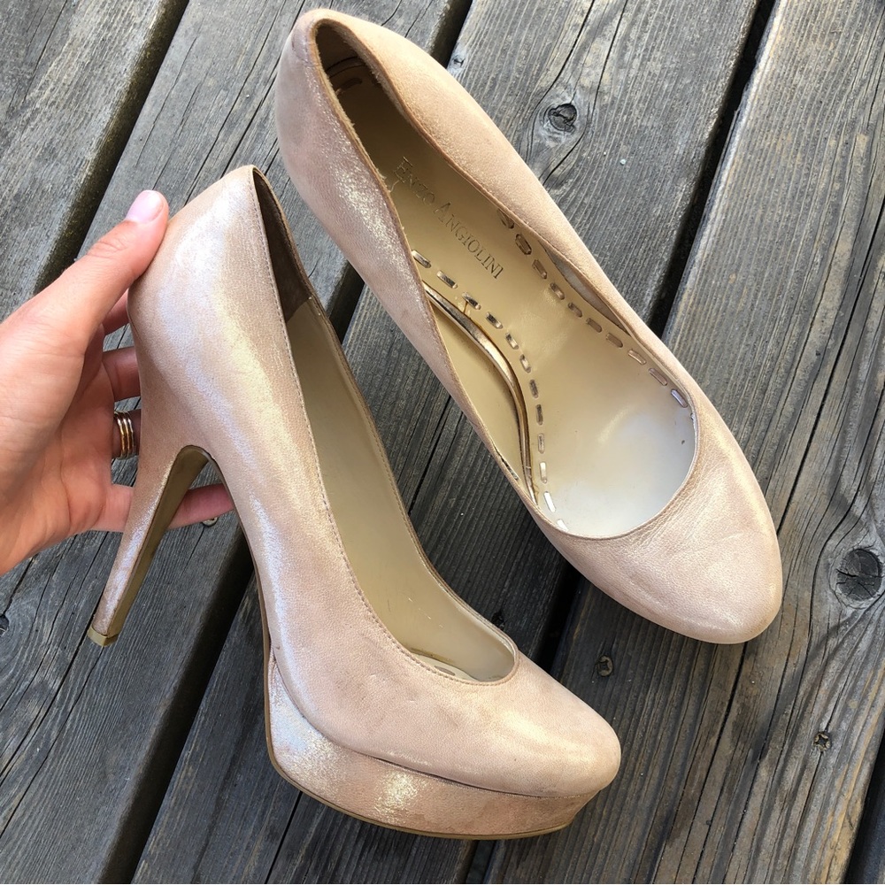 Enzo Angliolini Light Mauve Pumps - image 1
